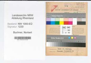 Entnazifizierung Norbert Buchner, geb. 18.05.1902 (Kriminalbeamter)