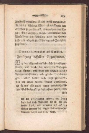 Neunundzwanzigstes Kapitel. Fortsetzung desselben Gegenstandes
