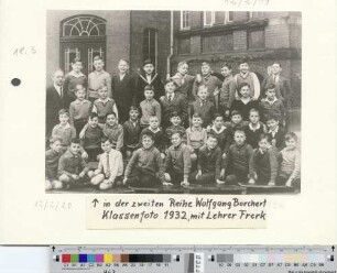 Klassenfoto mit Wolfgang Borchert