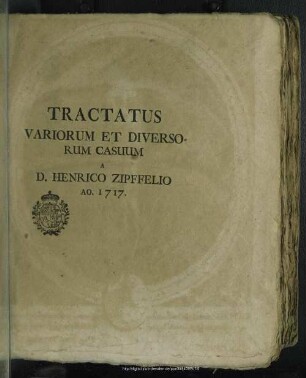 Tractatus Variorum Et Diversorum Casuum