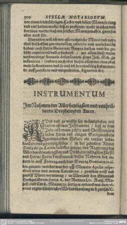 Instrumentum