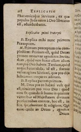 118-132, Explicatio primi Praecepti