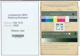 Entnazifizierung Karl Reiterer , geb. 11.09.1904 (Geschaeftsfuehrer)