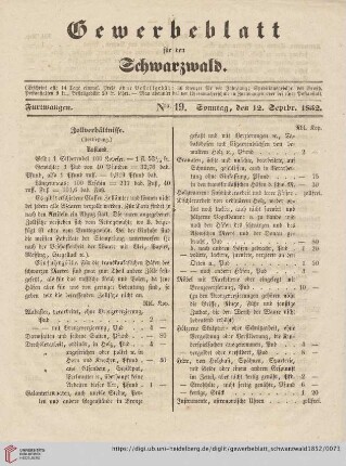 Nro. 19 (12. September)