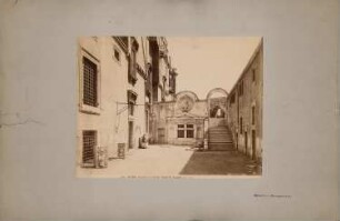 Engelsburg (Castel Sant’Angelo), Rom: Blick in den Kanonenhof (Cortile delle Palle)