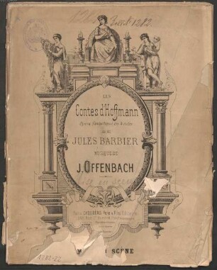 Hoffmanns Erzählungen : [Historisches Aufführungsmaterial der Bayerischen Staatsoper], 22. Les contes d'Hoffmann : Opéra fantastique en 4 actes