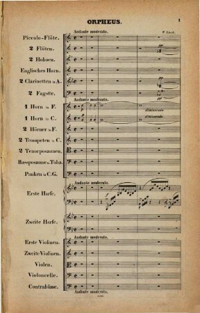 Symphonische Dichtungen für großes Orchester. 4, Orphée