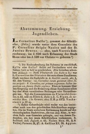 Lucius Cornelius Sulla, genannt der Glückliche, als Ordner des römischen Freystaates, 1