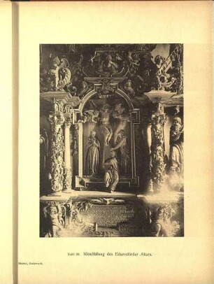 Tafel III. Mittelfüllung des Eckernförder Altars.