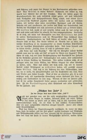 28: Bücher der Zeit, 2 : zu der Frage was man heute lesen "soll"?