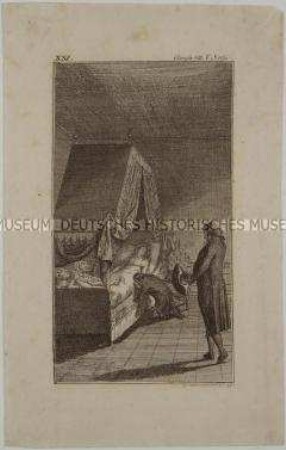 Illustration zu Samuel Richardsons Briefroman "Clarissa" - Blatt 21 (von 24)
