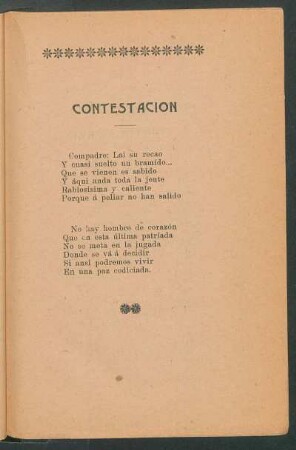 Contestación