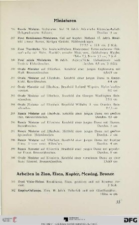Miniaturen (Nr. 286-300)