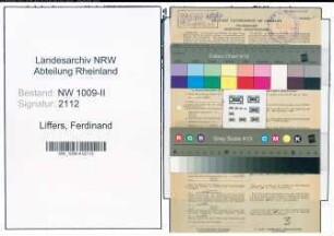 Entnazifizierung Ferdinand Liffers , geb. 29.01.1916 (Kaufmann)
