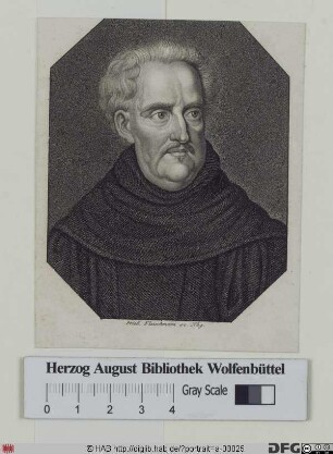 Bildnis Abraham a Sancta Clara (eig. Johann Ulrich Megerle)