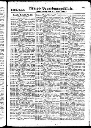 1467.Ausgabe. Donnerstag, 24. Mai 1917