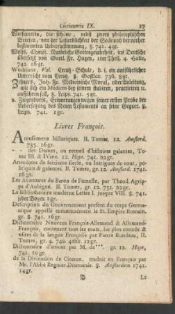 Livres François