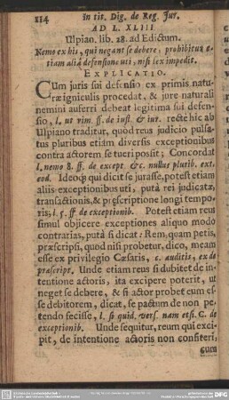 Ad L.XLIII. Ulpian. lib. 28. ad Edictum