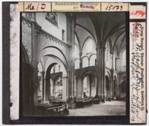 Köln: St. Aposteln, Inneres, Querschiff und Langhaus