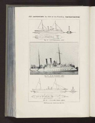 Fig. 327 S. M. Kanonenboot "Iltis" Fig. 328 S. M. Kanonenboot "Iltis" Fig. 329 S. M. Kleiner Kreuzer "Zieten"