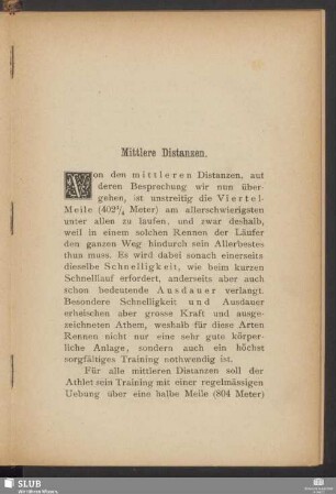 Mittlere Distanzen
