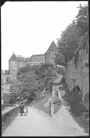 Bautzen. Blick vom Mühltor auf die Ortenburg