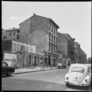 Bauarbeiten in der Behaimstraße
