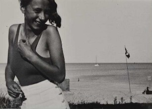 Tanja Jasny an der Ostsee