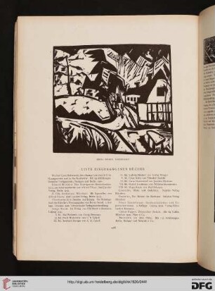 Liste eingegangener Bücher
