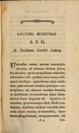 Adversaria Medico Practica, 1,1