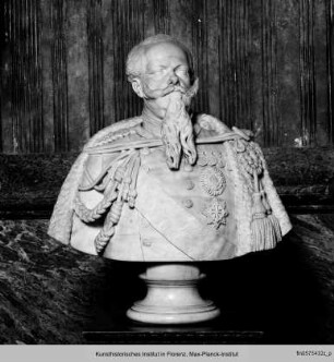 Marmorbüste des Königs Italiens Viktor Emanuel II - re Vittorio Emanuele II