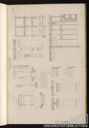 Tafel 26. Rathaus zu Alsfeld. Teilzeichnungen.