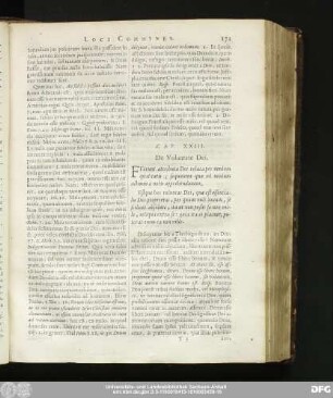 Cap. XXIII. De Voluntate Dei.