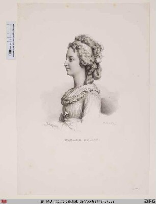 Bildnis Marie Thérèse Charlotte de France, duchesse d'Angoulême, 1824-30 Dauphine von Frankreich