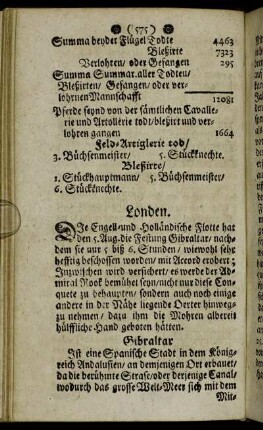 Londen - Gribaltar