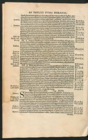 De triplici ruina ecclesiae. Cap. XLIIII.