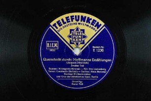 Querschnitt durch: Hoffmanns Erzählungen : zweiter Teil / (Jacques Offenbach)