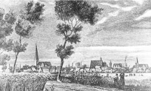 Salzwedel. Stadtansicht, aus: Bilder aus der Altmark, 2 Bde., 1883