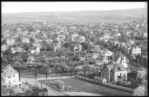 Kötzschenbroda. Niederlößnitz- Blick auf Radebeul