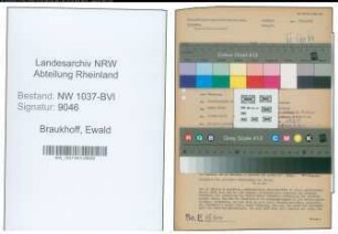 Entnazifizierung Ewald Braukhoff , geb. 16.03.1896 (Baecker)