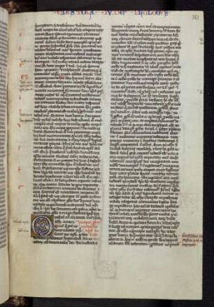Zierinitiale (Prolog Apokalypse): O(mnes qui pie volunt)