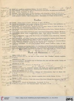 Textilien (Nr. 263-273)