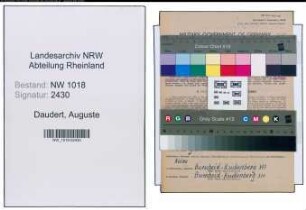 Entnazifizierung Auguste Daudert , geb. 19.01.1902 ()