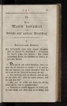 A. Aeltern und Kinder.