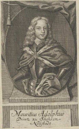 Bildnis von Mauritius Adolphus, Printz zu Sachsen-Neustadt