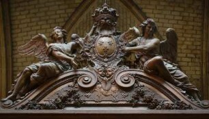 Frankreich. Centre. Loiret. Orleans. Cathedrale Sainte Croix. Innen. Chorgestühl. Frühes 18 Jahrhundert. Detail