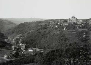 Remscheid, Stadtteilansicht : Remburg. Stadtteilansicht, Blick auf Schloss Burg in Solingen