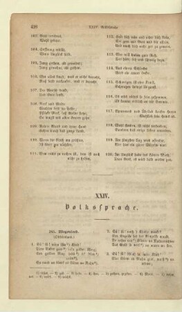 XXIV. Volkssprache