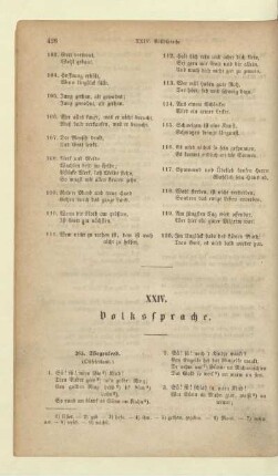XXIV. Volkssprache