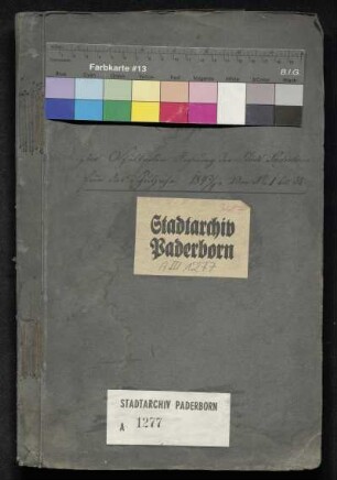 Belege zur Schulkassenrechnung 1843/44